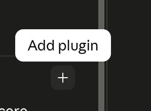 Personal Plugins plus button hover state